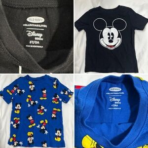 Mickey Mouse 3T 4T shirt bundle